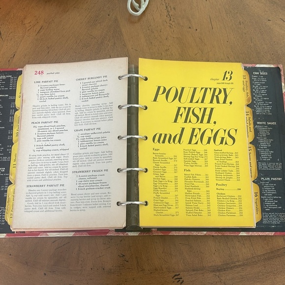 Vtg  Better Homes and Gardens NEW COOK BOOK 1970 3rd Printing 5 Ring Binder - Picture 6 of 8